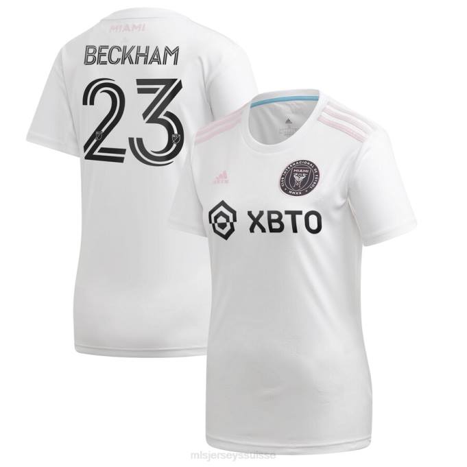 MLS Jerseys femmes maillot inter miami cf david beckham adidas blanc 2020 réplique primaire XXTX1431 Jersey