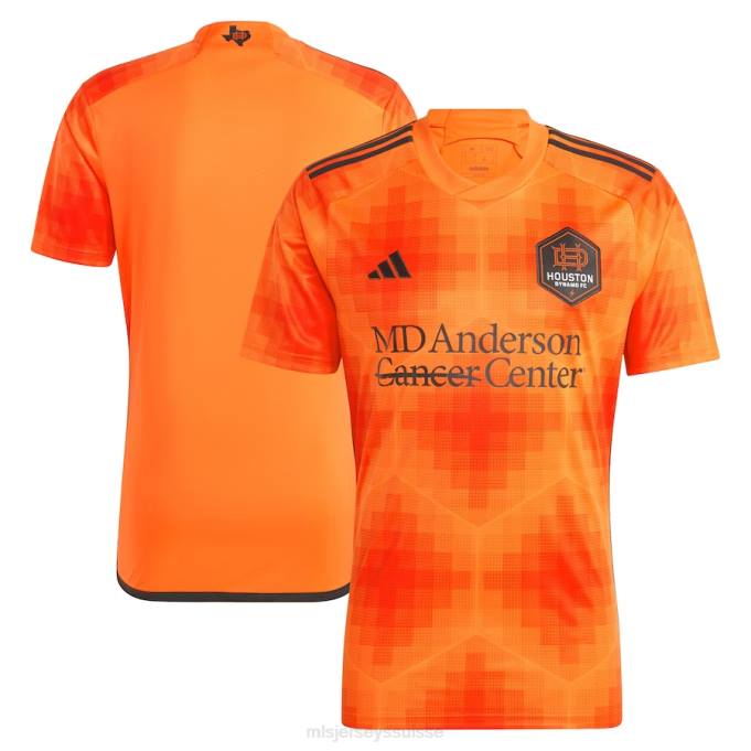 MLS Jerseys Hommes maillot houston dynamo fc adidas orange 2023 réplique el sol XXTX53 Jersey